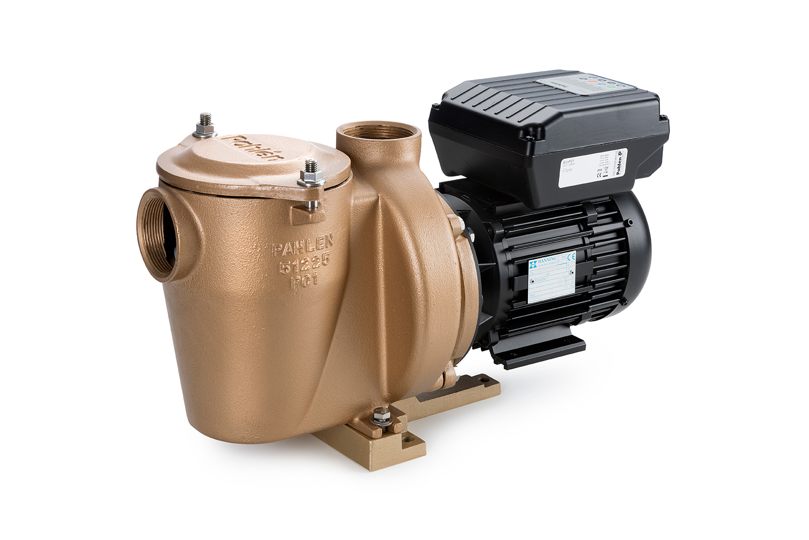 Swimming pool pumps in high quality bronze alloy Pahlen