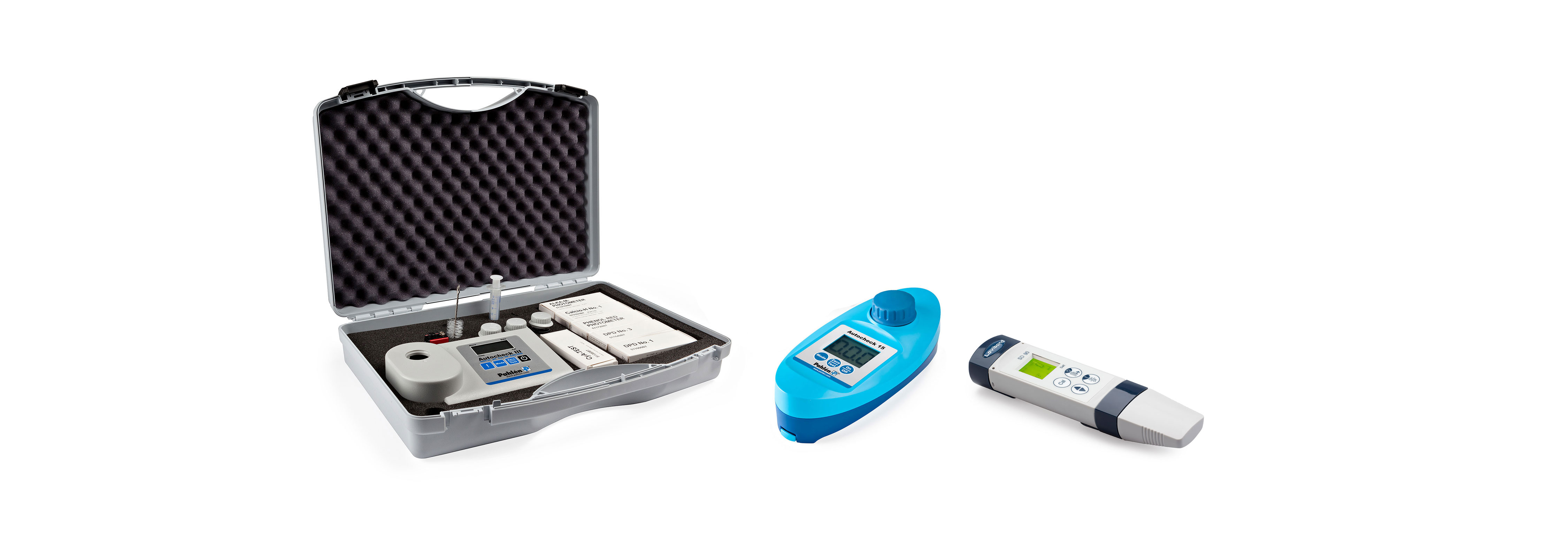 Swimming pool care, maintenance and test equipment Pahlén