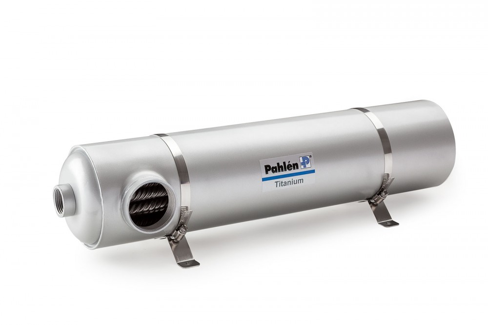Heat exchanger MaxiFlo Titanium Swimming pool heater Pahlén AB